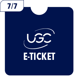 UN TICKET DE CINÉMA UGC VALABLE TOUS LES JOURS