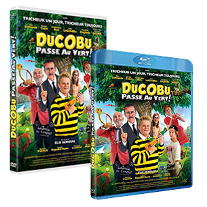 Un DVD ou un BLU-RAY du film DUCOBU PASSE AU VERT !