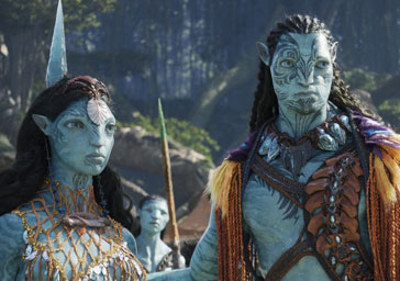Les affiches personnages du film Avatar : La Voie de l'eau